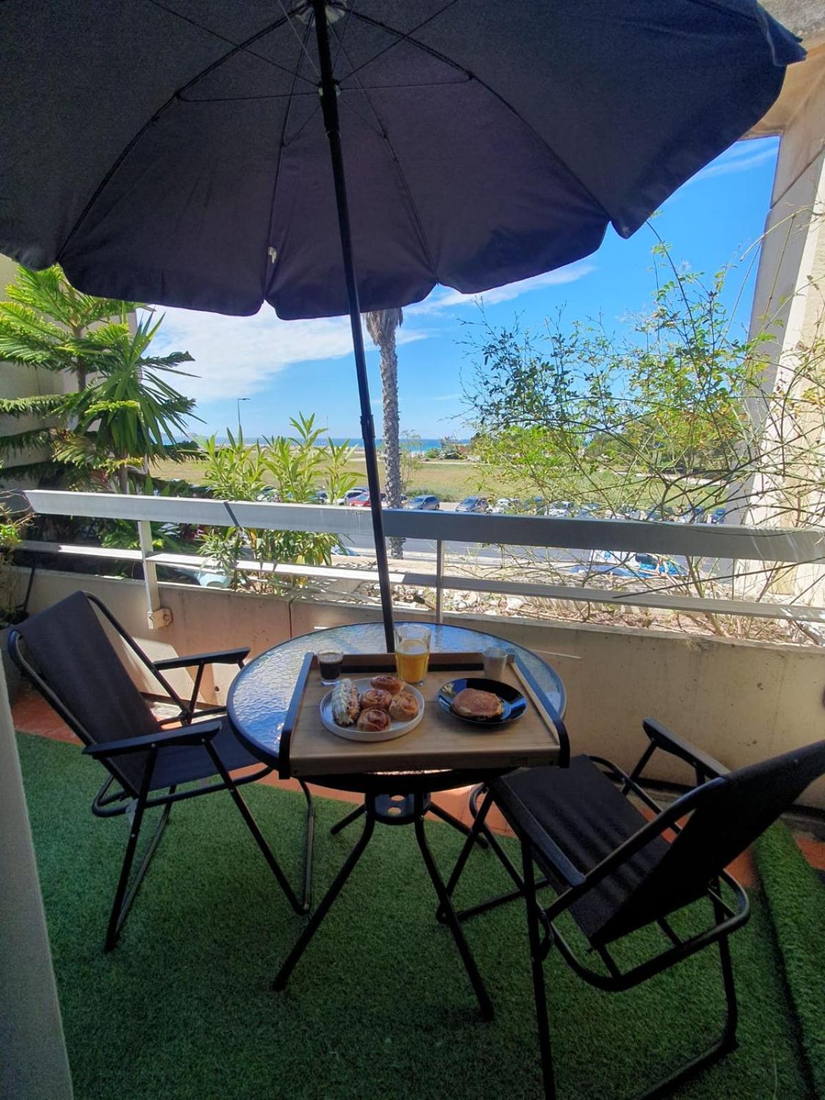 Studio Terrasse Vue Mer Marseille Extérieur photo